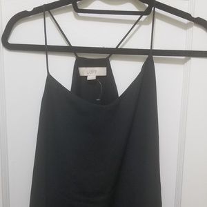 Loft black dressy tank, worn once